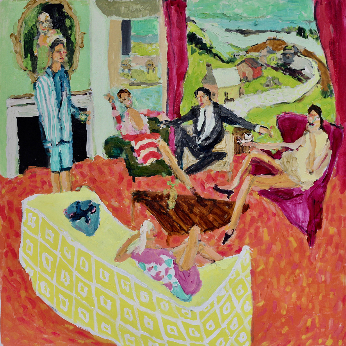 bradley wood people interiors painting