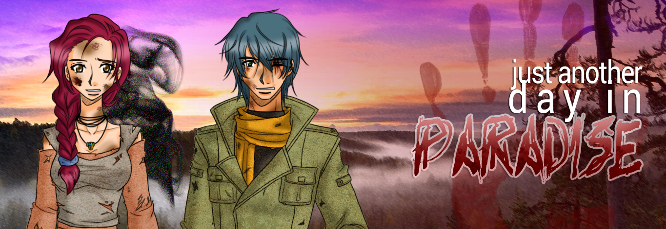 Just Another Day in Paradise promotional banner.