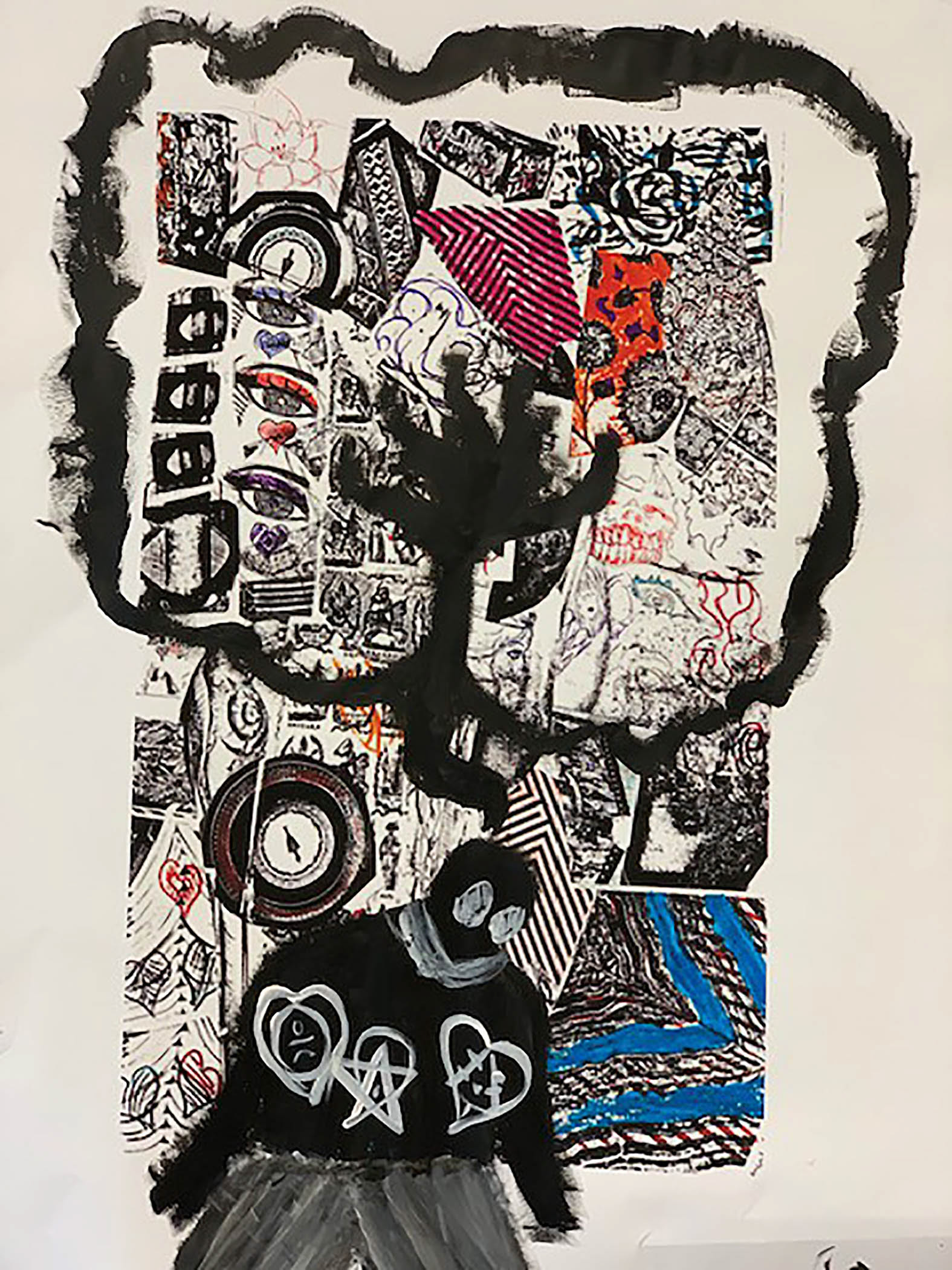 “Metanoia”, Mixed-Media, Jamaal Davis, Terry High School