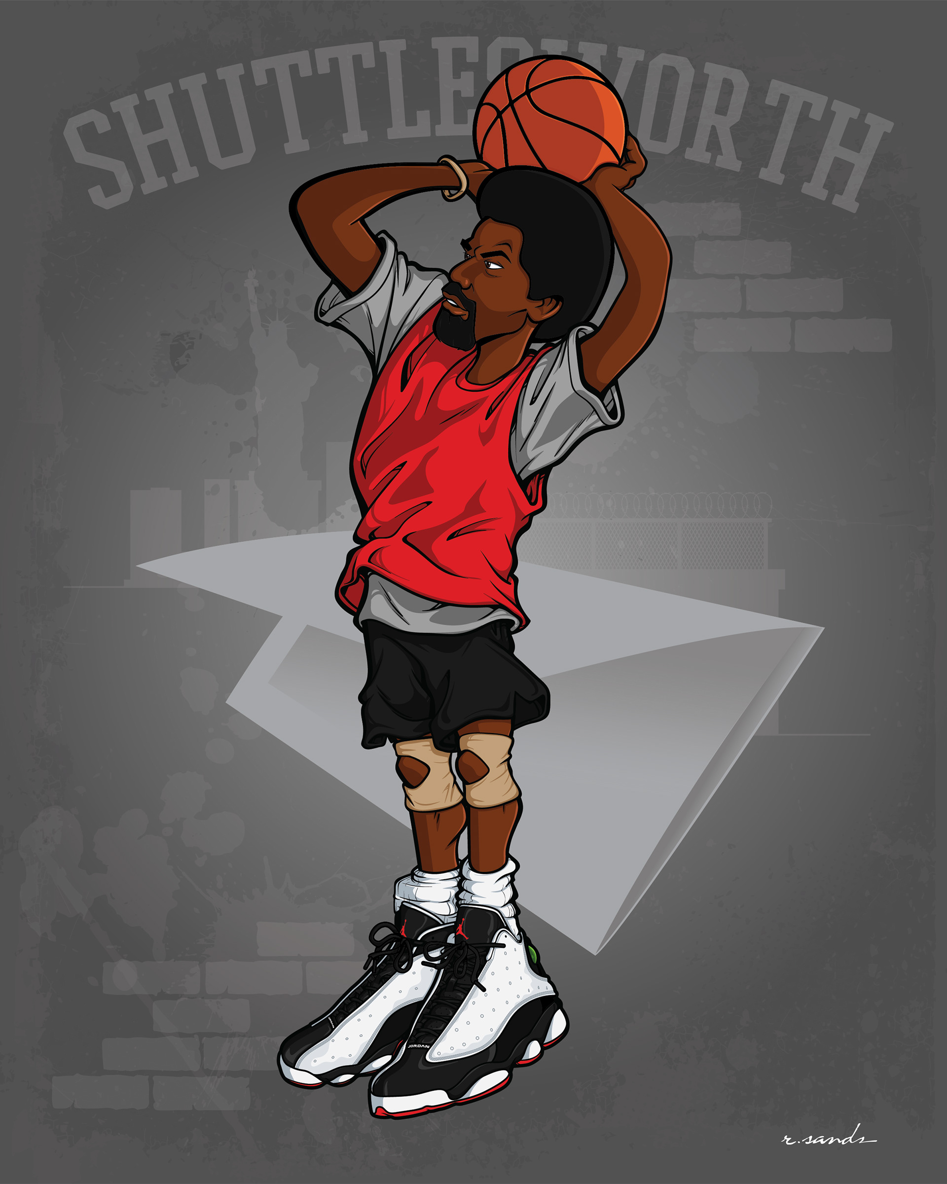 Ryan J Sands - Jake Shuttlesworth Illustration