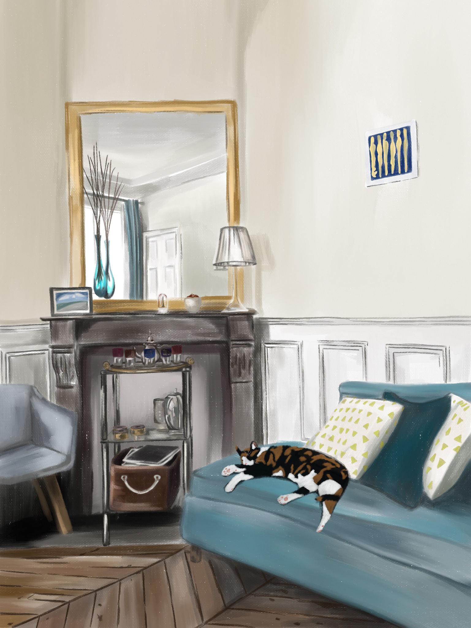 A Week in Paris, 2019, Digital Art, Personal Project