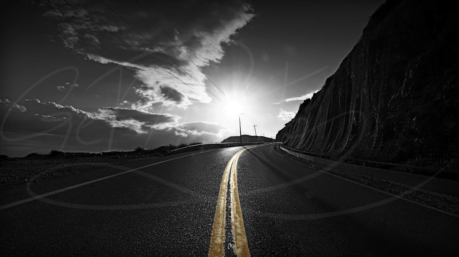 Road to sunset