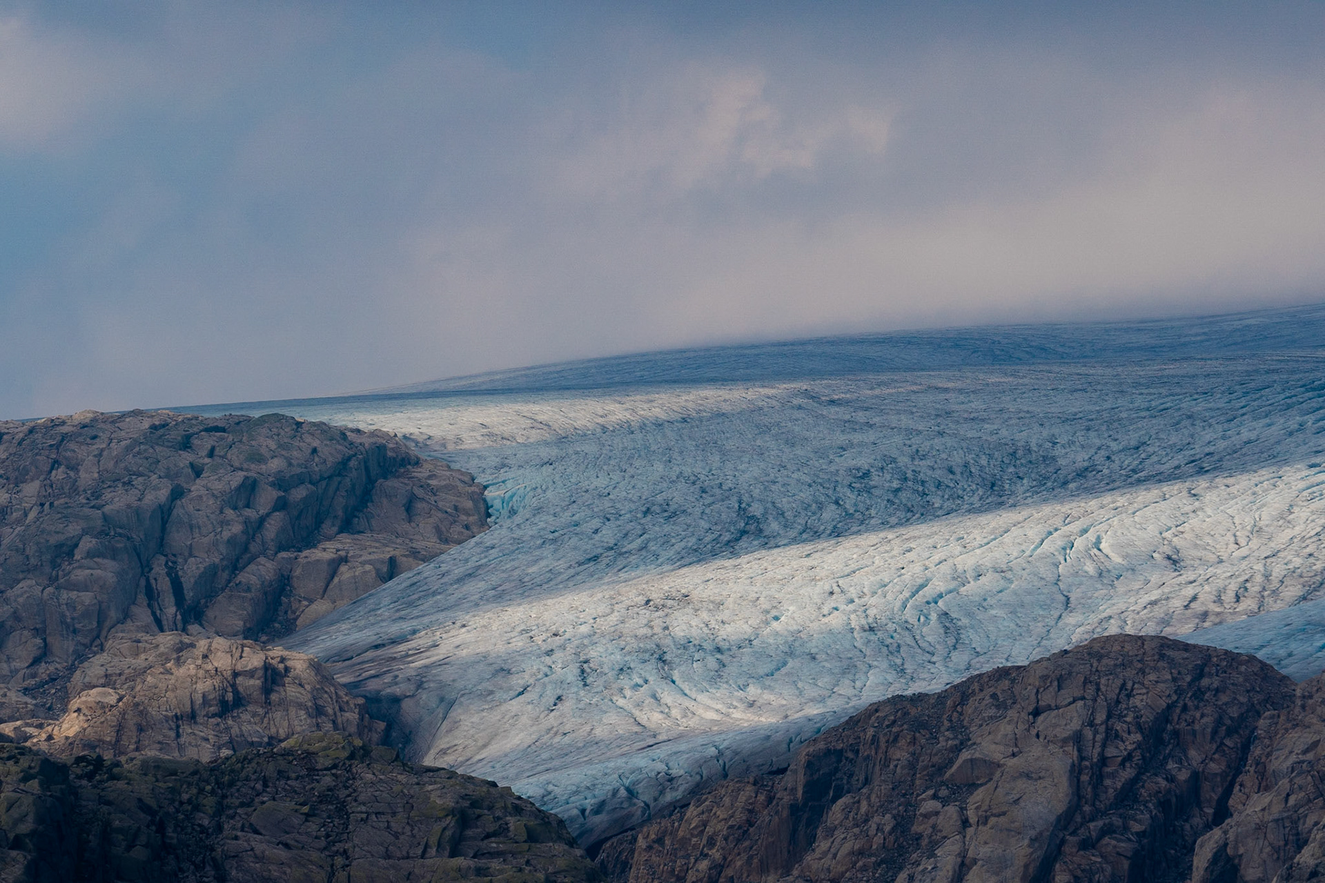 ice on the rocks