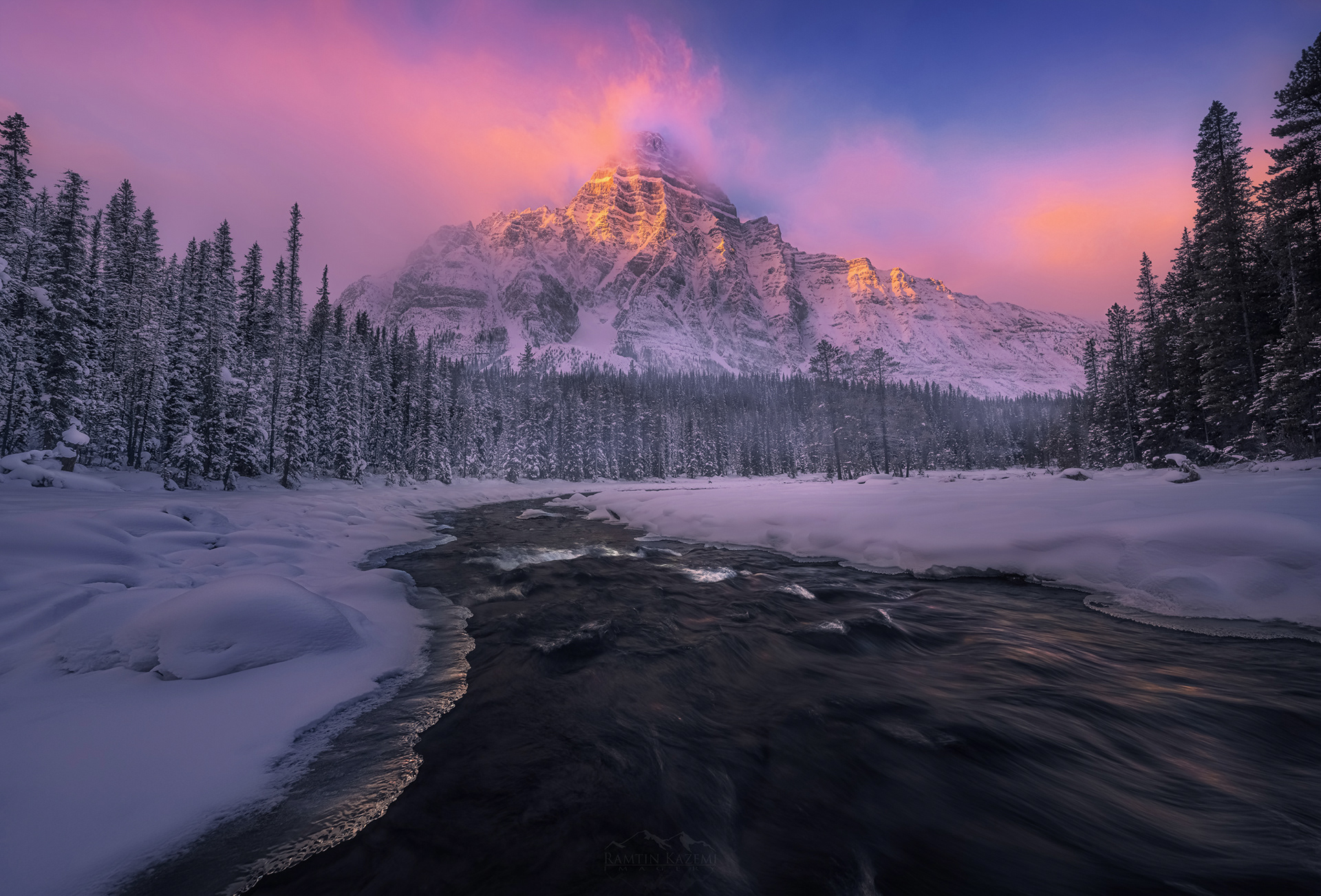 Ramtin Kazemi Landscape Photography - Canadian Rockies in Winter