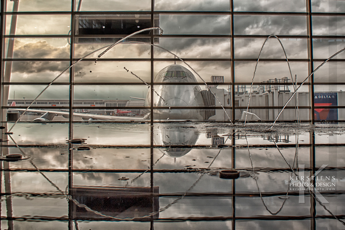 Delta Airlines - Boeing 747-451 - N670US - Detroit Metro Airport (KDTW)
