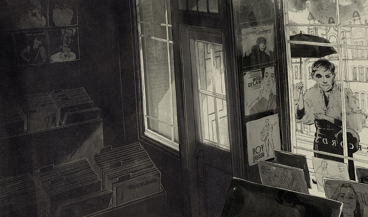 alternative shop window portrait