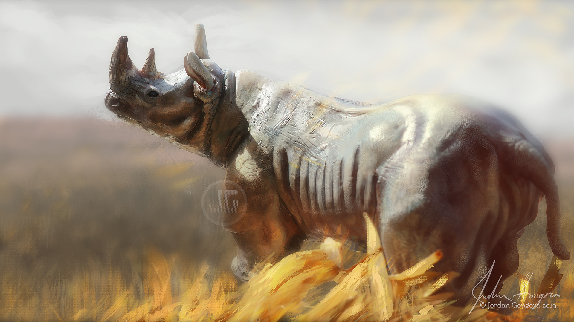Black Rhino by Jordan Gongora ©Jordan Gongora