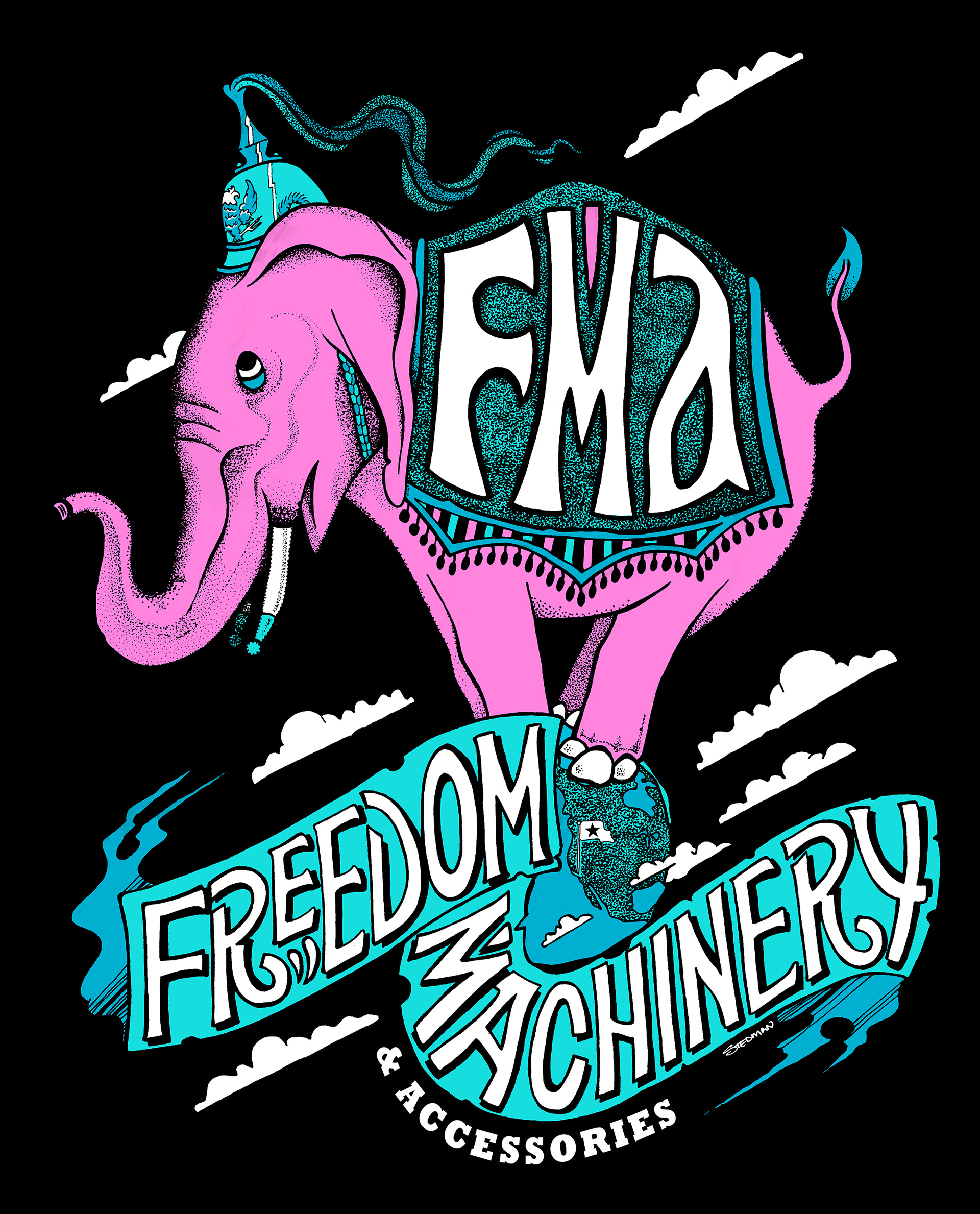 TSHIRT DESIGN FOR FREEDOM MACHINERY