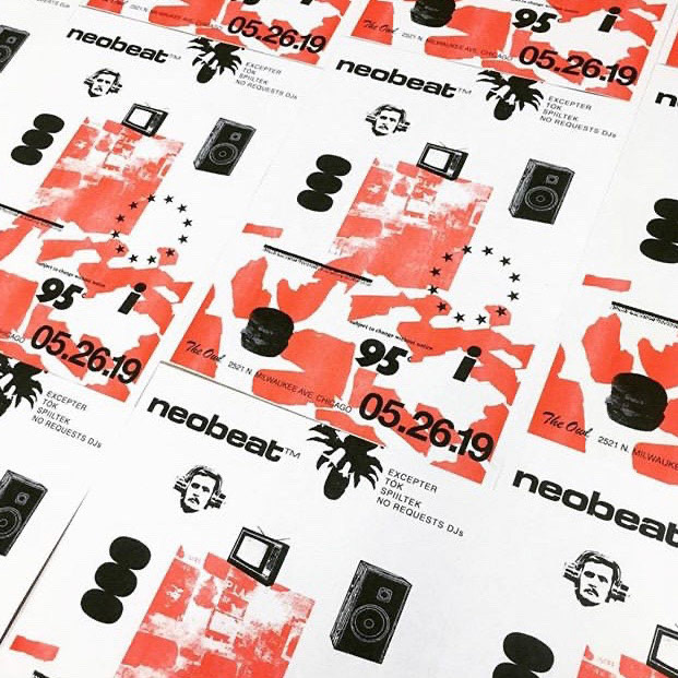 "Neobeat" Risograph, 2019