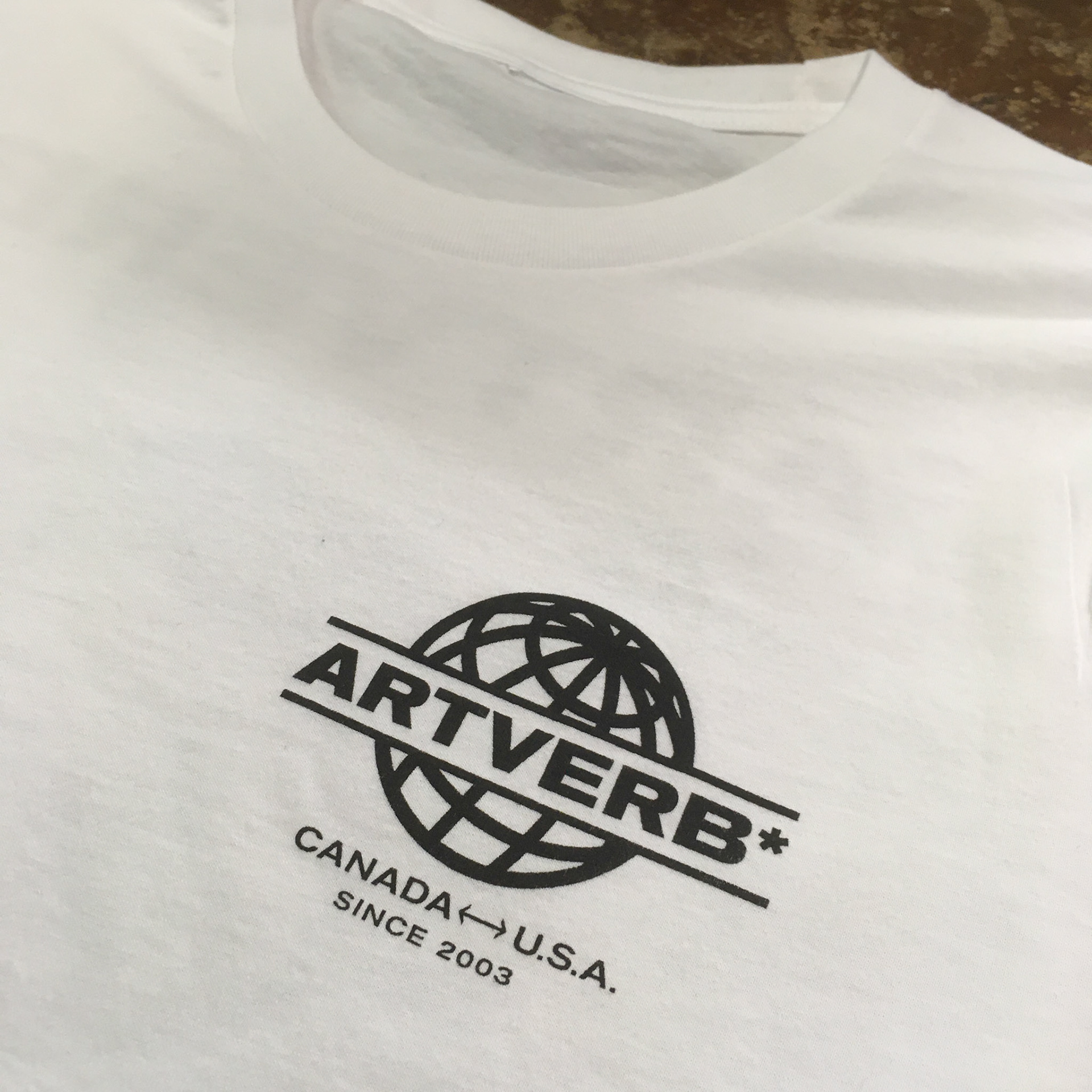 "Artverb" T-shirt, 2019