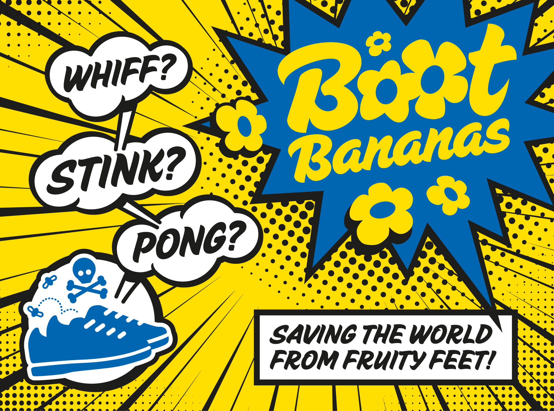 Boot Bananas brand identity and packaging design by Peter Gibbons