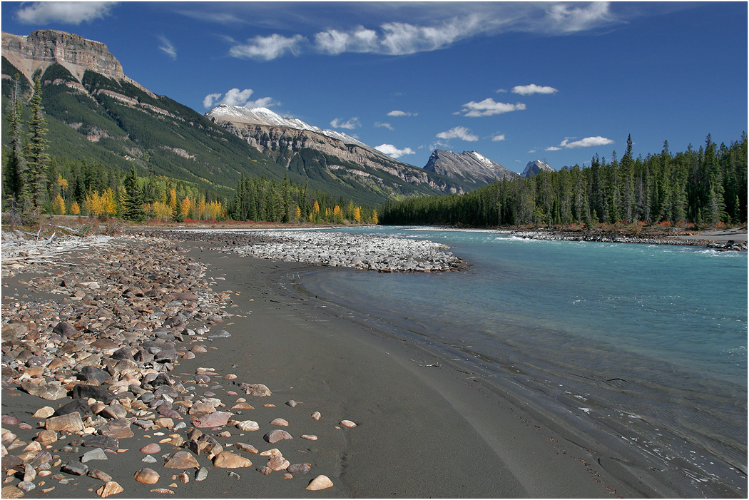 The Endless Chain & Athabasca River, Icefields Parkway, Jasper NP