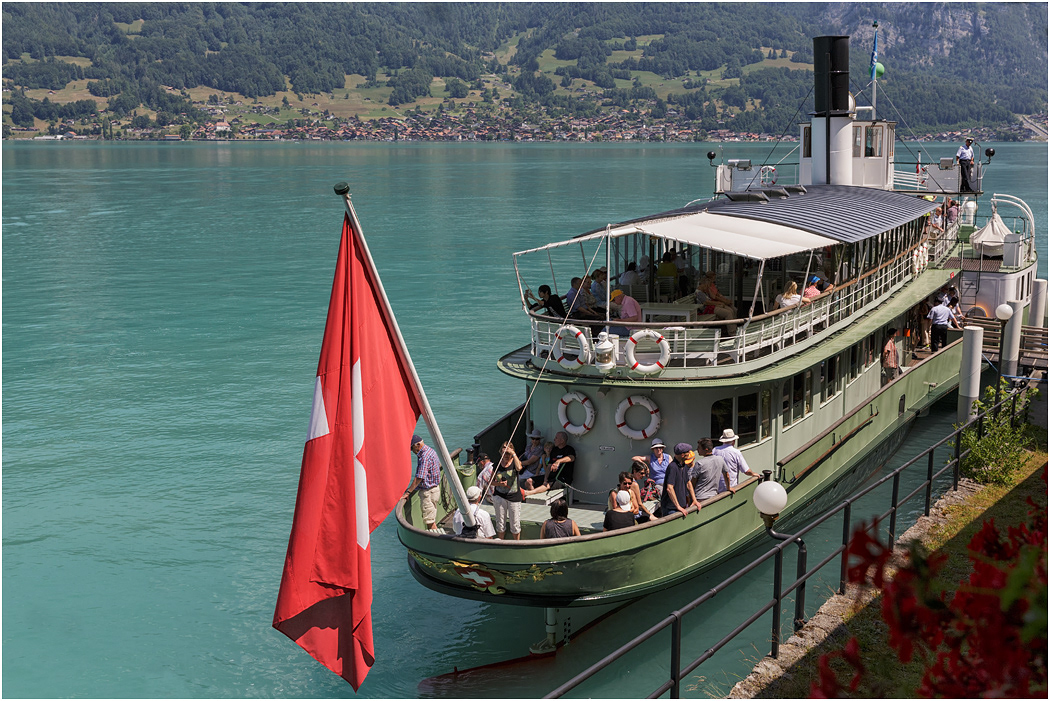 Lake Steamer ready to leave Geissbach