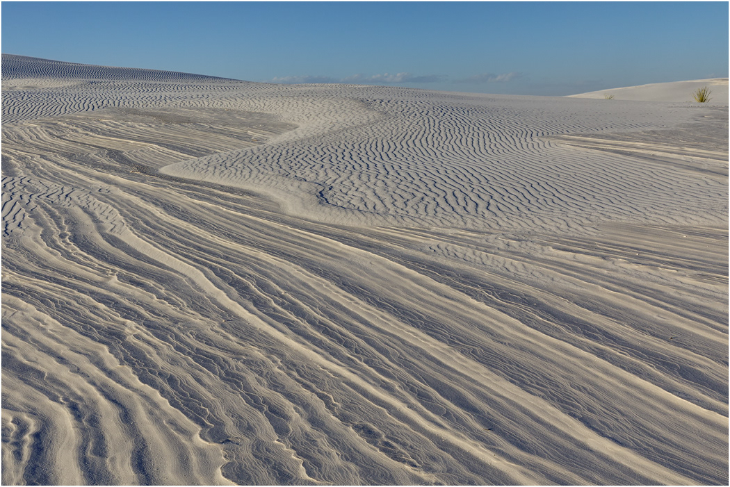 Wind blown patterns, White Sands, NM