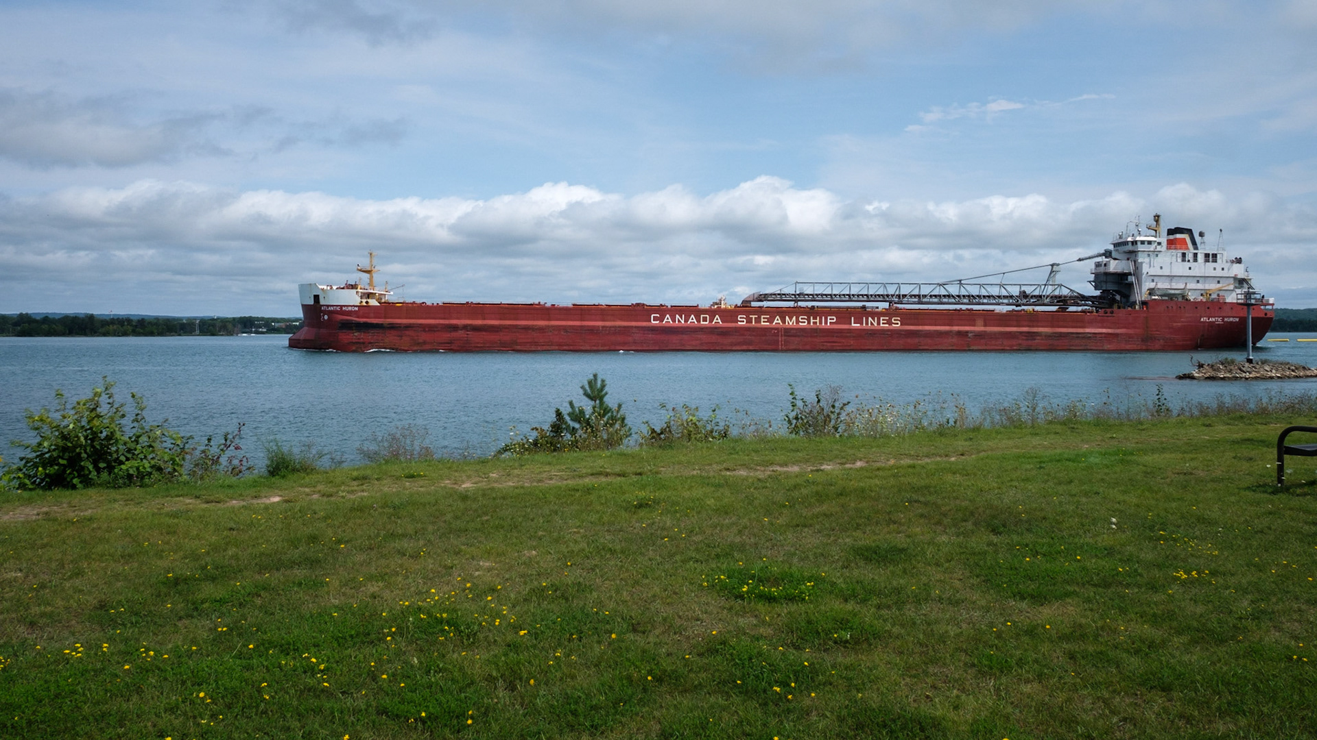 Atlantic Huron in the Ste. Marie's River, the Soo