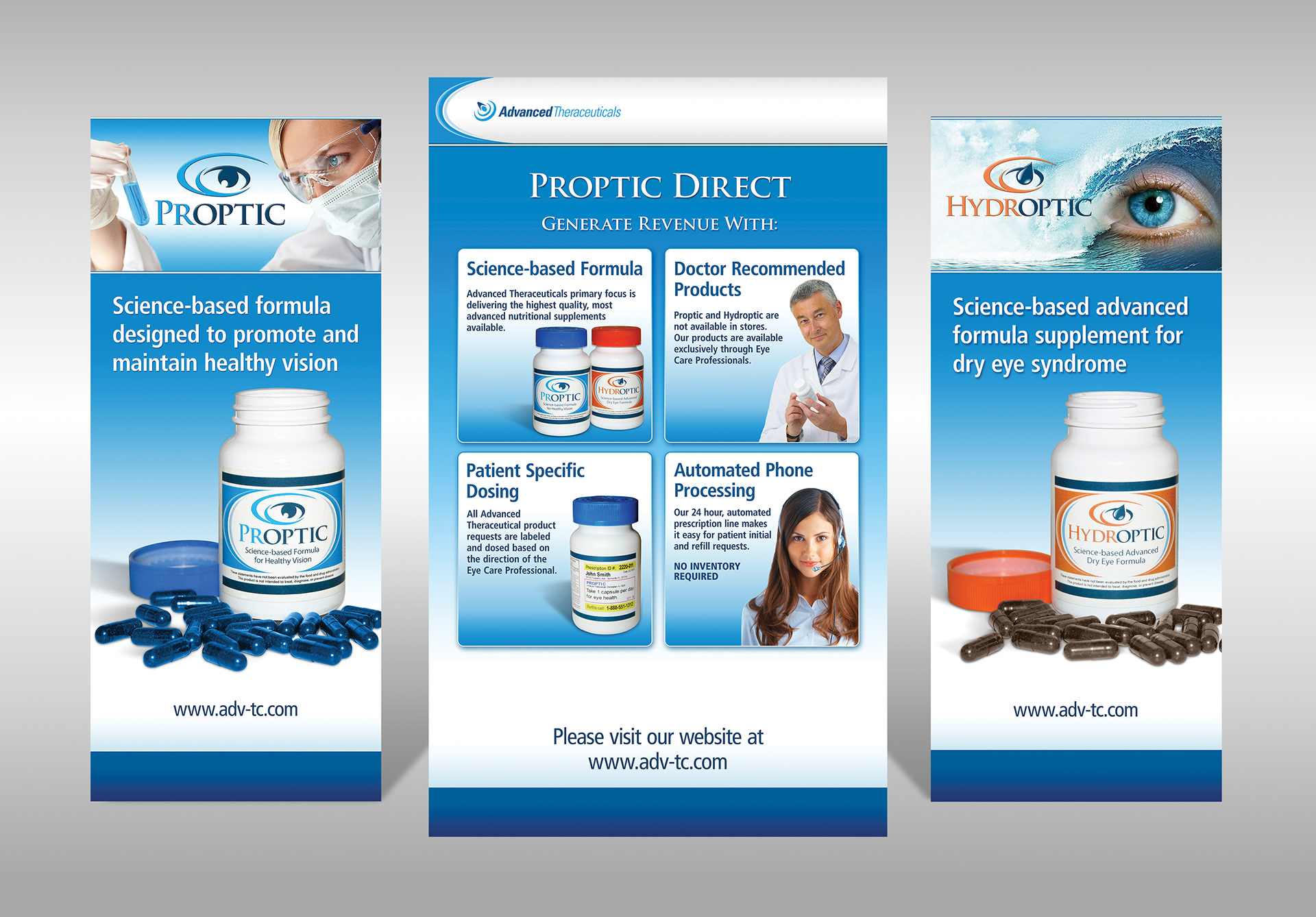 Advance Theraceuticals Booth Panels