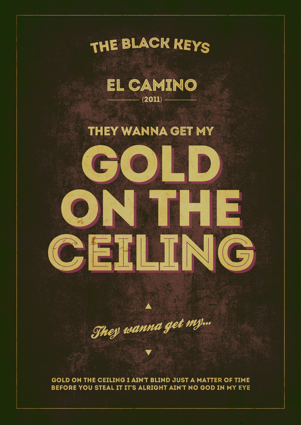 Cesar Valenca Gold On The Ceiling