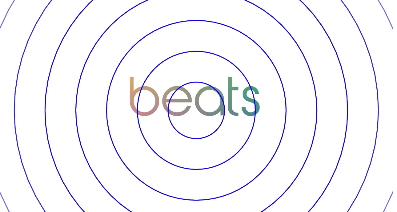 Speaker vibration to highlight the brand