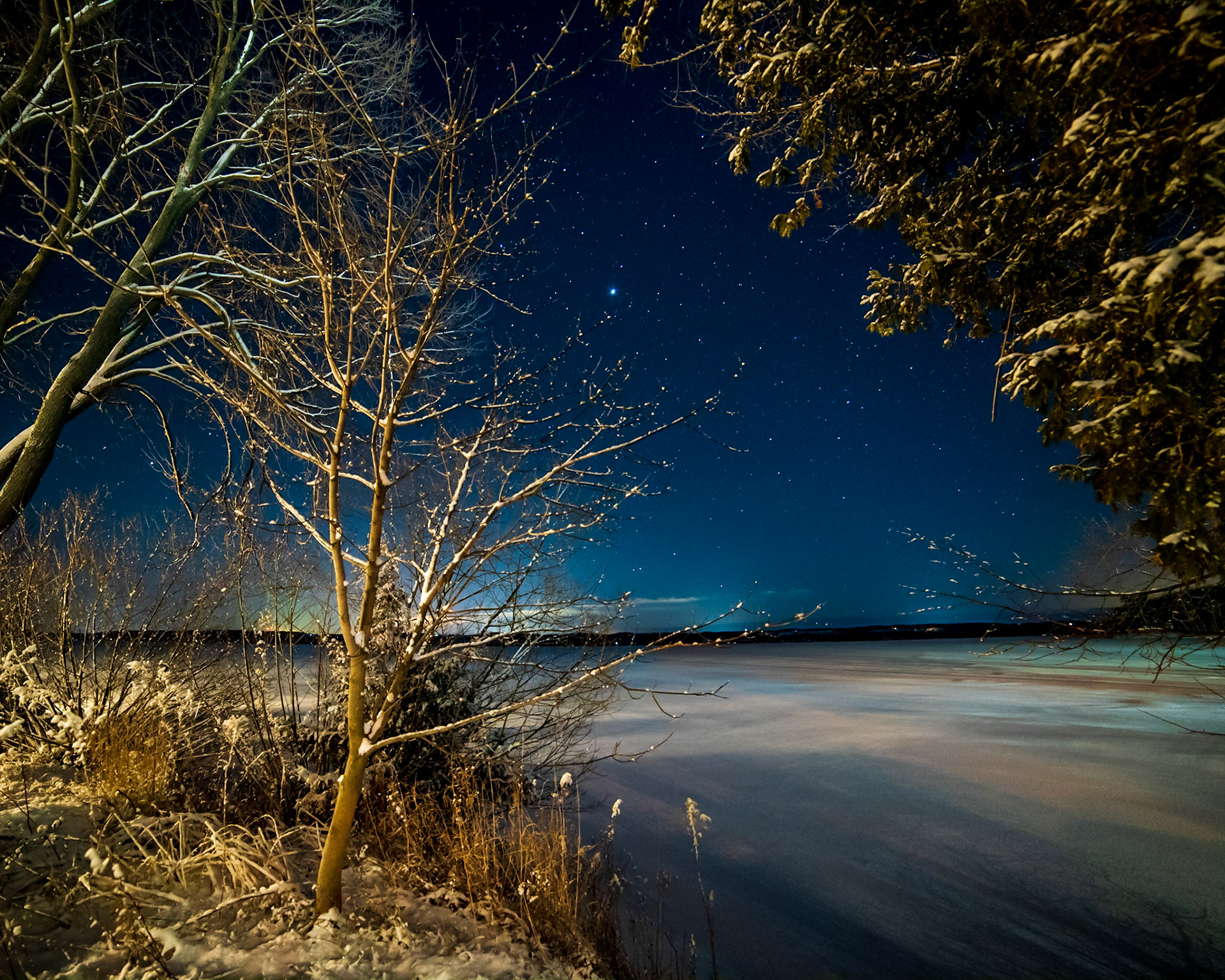 Winter Night at Elmhirst