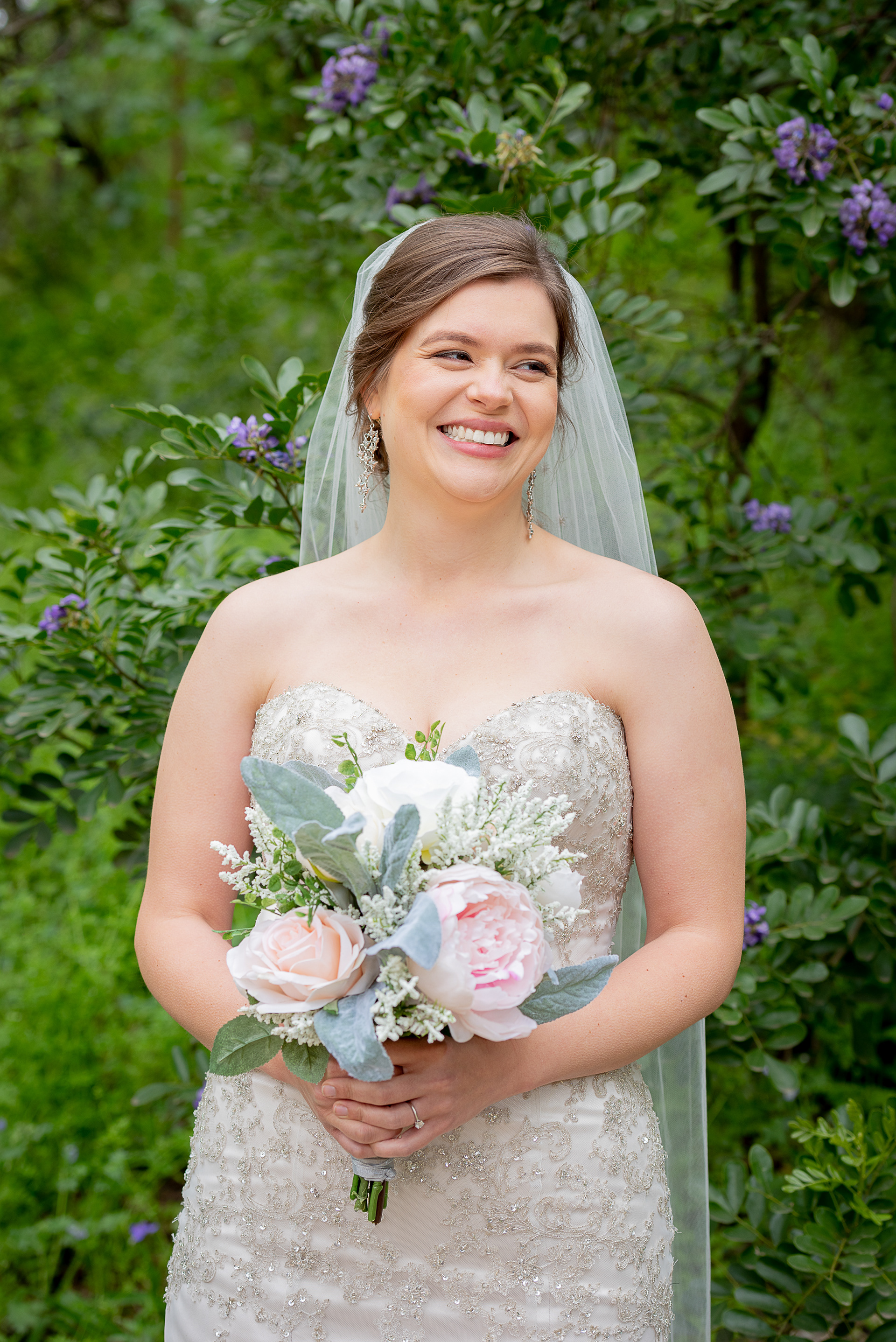 Bridal Photos taken in Austin, TX by Aaron Resop @ umlauf sculpture garden & museum 605 Azie Morton Rd, Austin, TX 78704