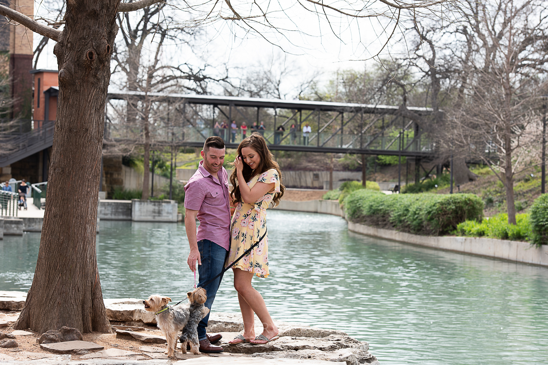 Engagement Photos taken in San Antonio, TX by wedding photographer Aaron Resop