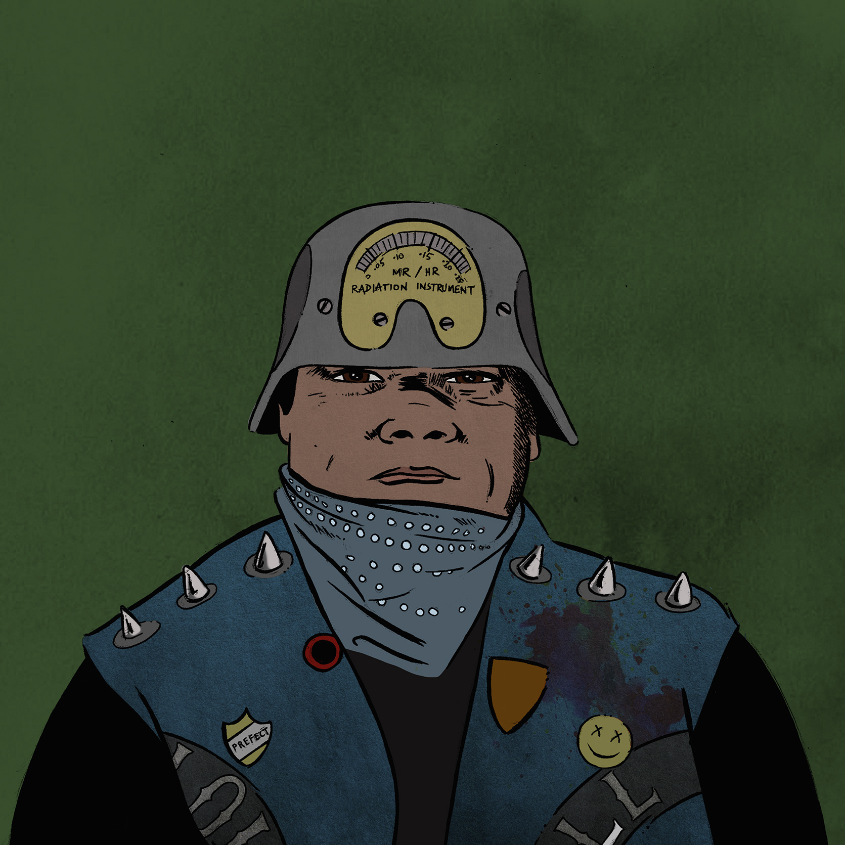 Vintage biker