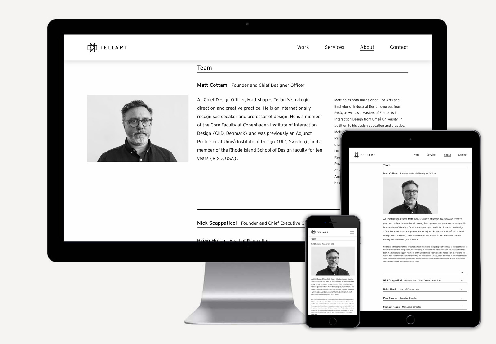 Team member biography