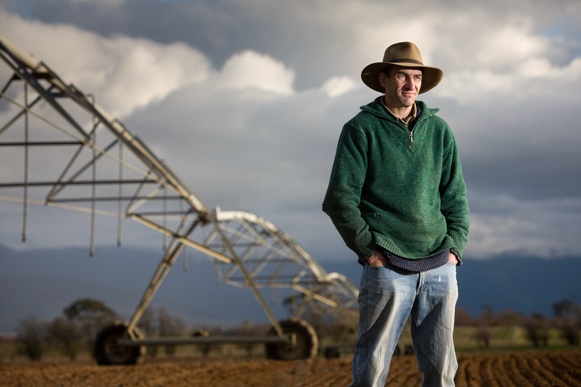 Poppy grower Ian Thirkell-Johnston
