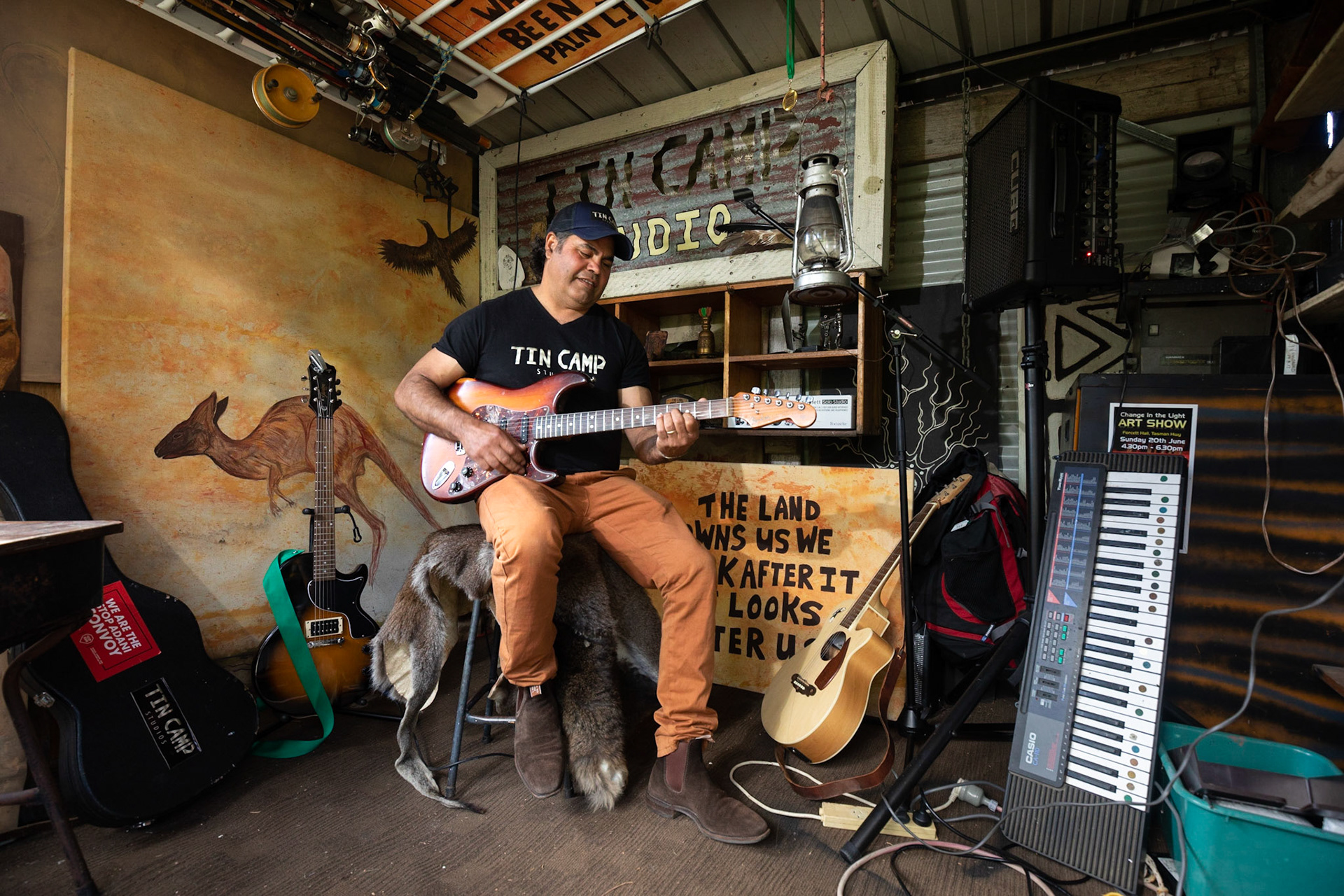 Warren Mason - Tin Camp Studio -for JNI Covid photo essay