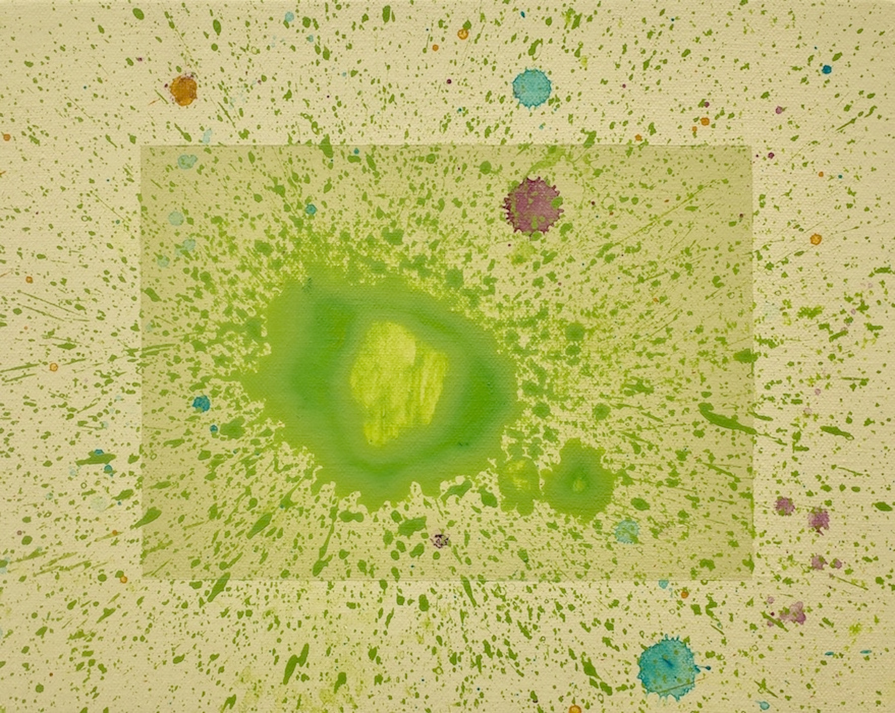 Splat 1, 2019-2020, 10" x 12", oil on canvas