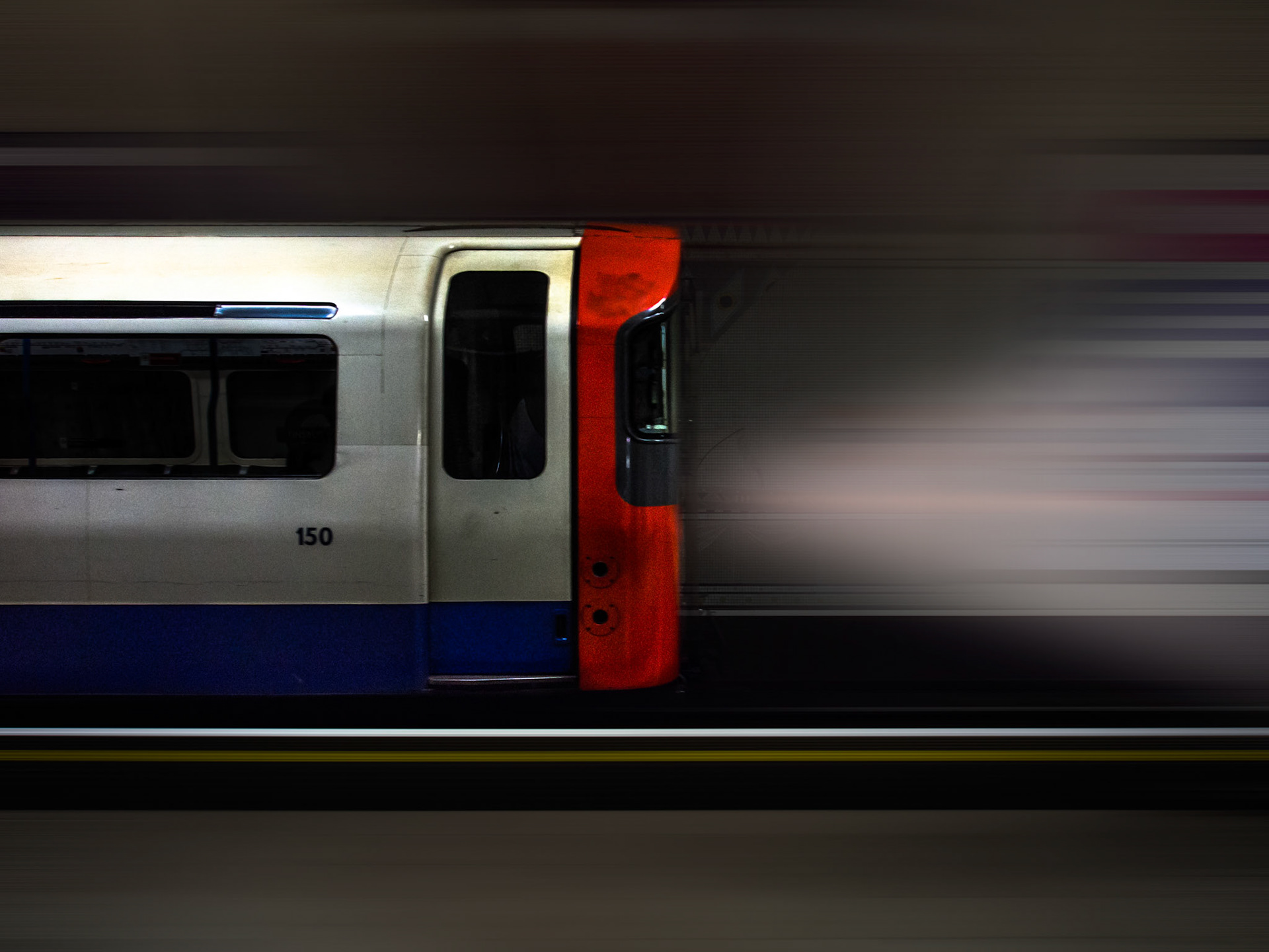 This is a Picadilly line train to..., London, United Kingdom