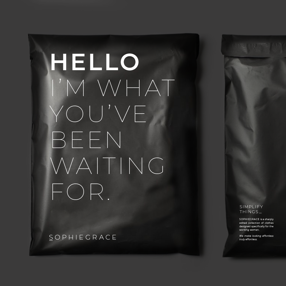 SopieGrace packaging