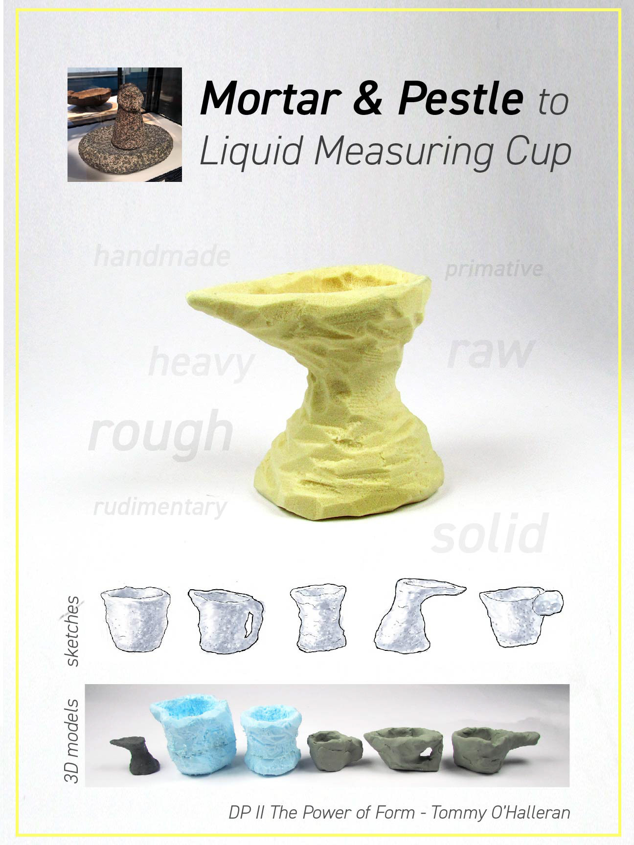 form project - inspired by mortar & pestle