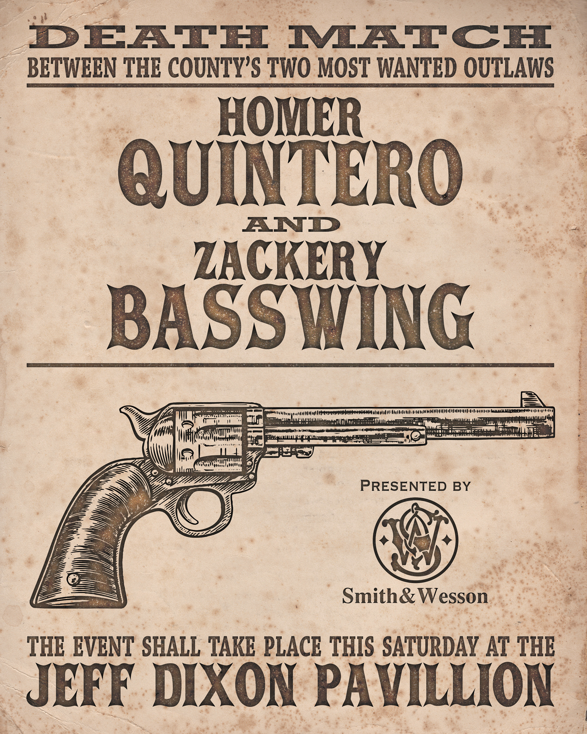 This is a type specimen poster showcasing my MALDITO font in old western woodblock style.