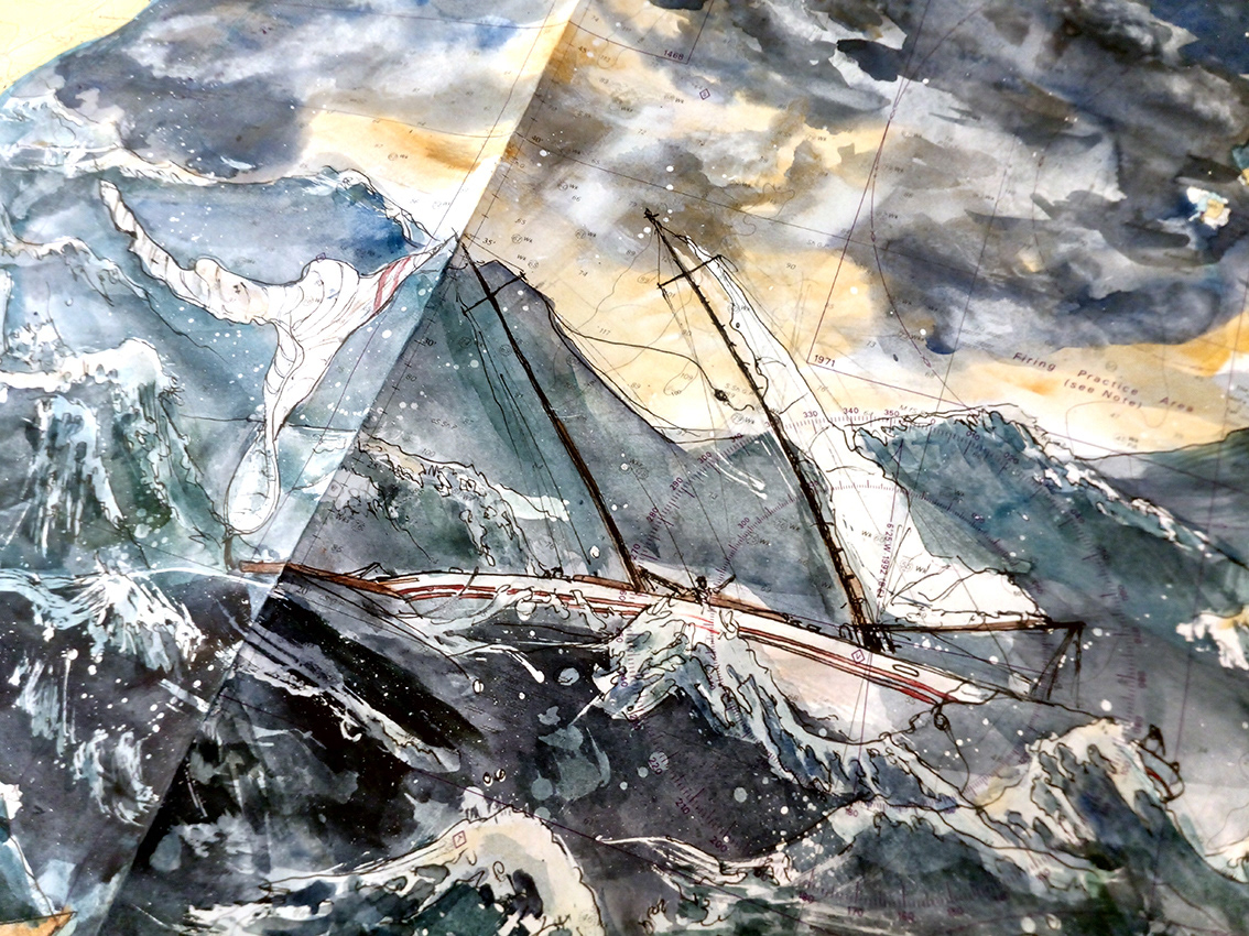 Détail de la carte marine Lifeboat