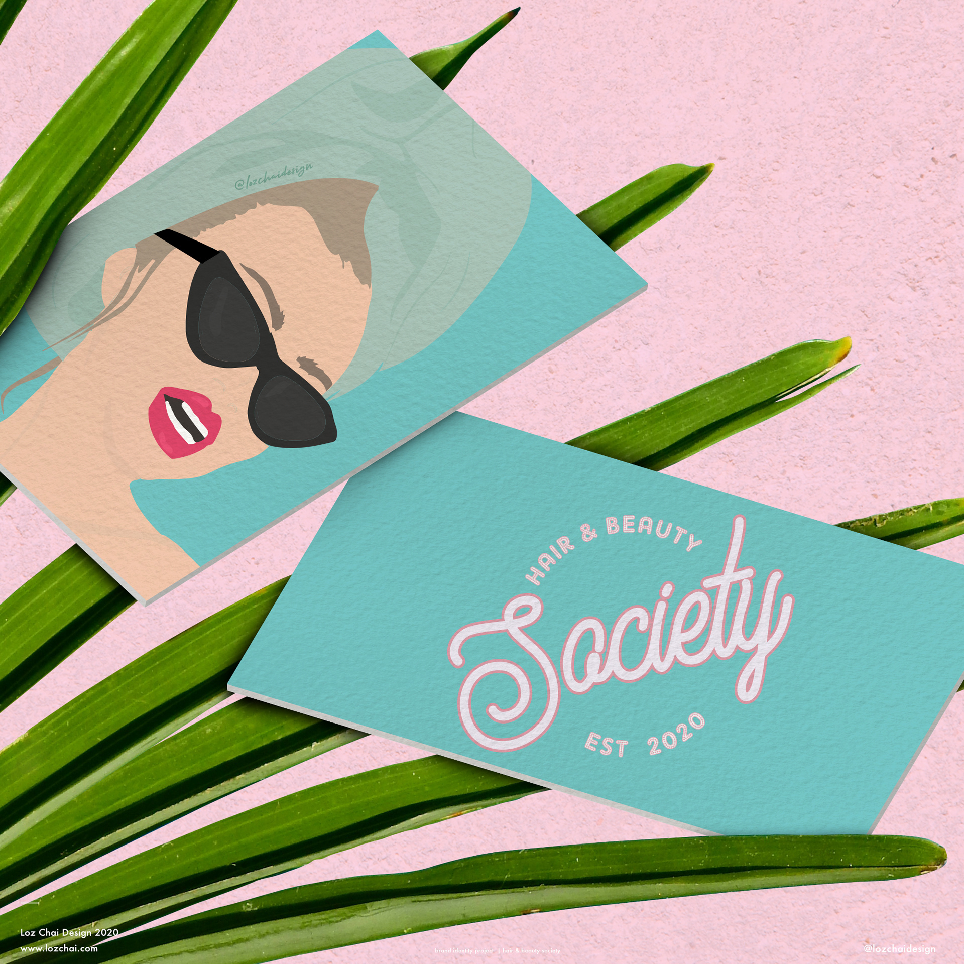 Showcase custom illustration, female empowerment and logo design for brand identity by Loz Chai Mornington Peninsula Melbourne Australia.