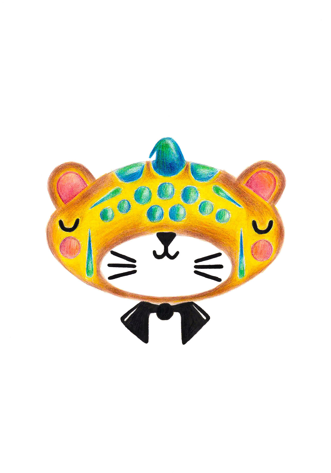 Male Cheetah Drawing (Digital Version), rendered on Adobe Photoshop, 2020.