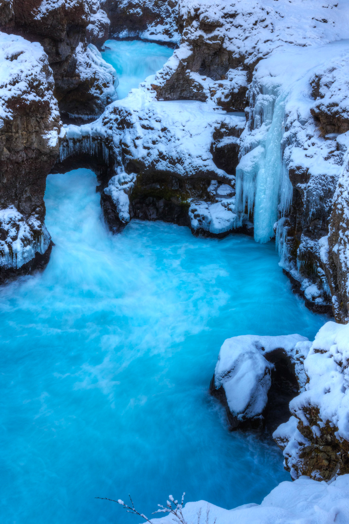 b a r n a f o s s  19858Vestrulund, IcelandFebruary 5, 2016This is an HDR image consisting of 5geg exposures merged in Photomatix Pro. Additional processing in Lightroom and Photoshop.PENTAX K-3, Sigma 18-35mm f/1.8 DC HSM ArtISO 100 24 mm  ⅛ sec at ƒ / 16