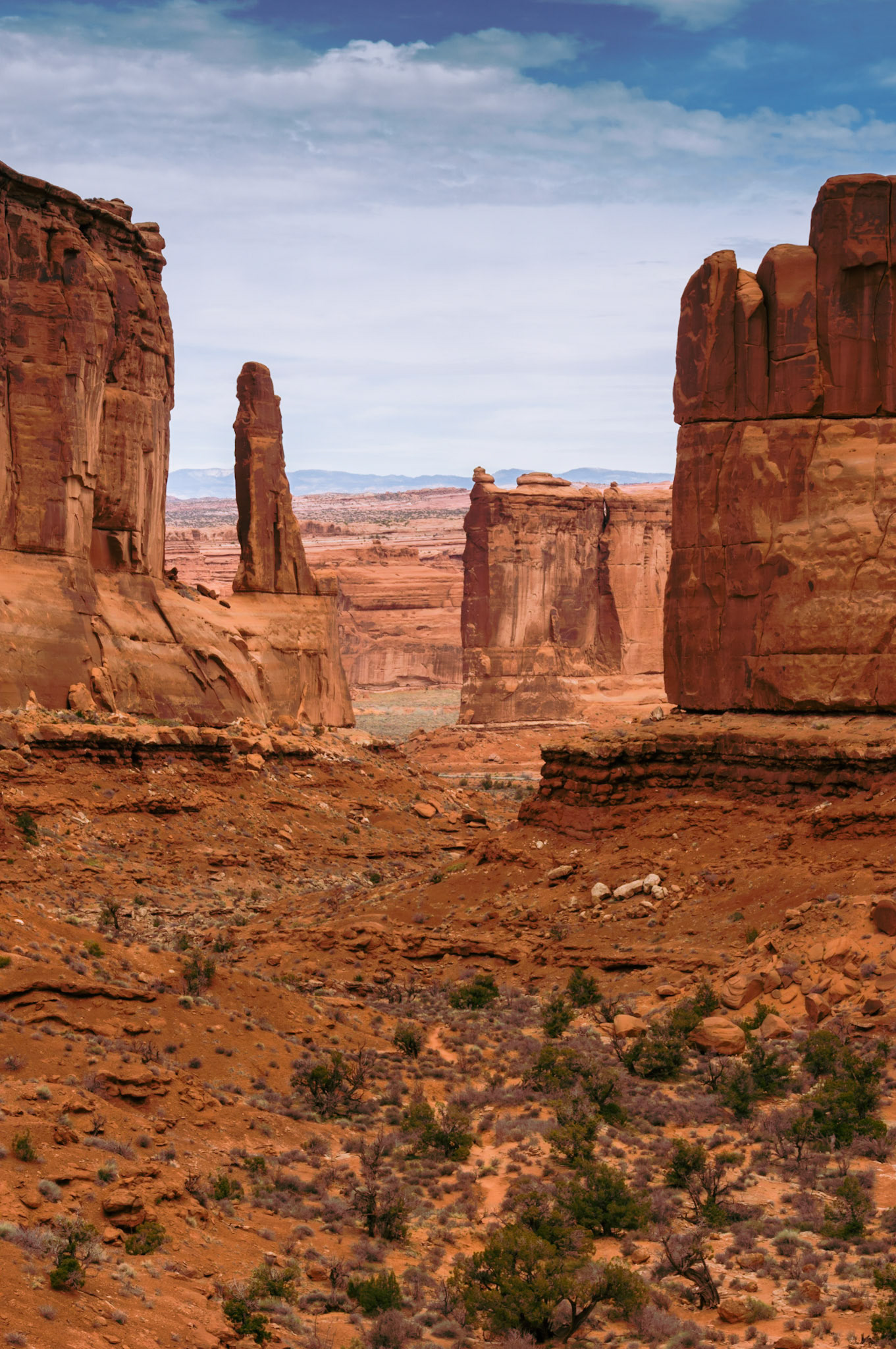 Park Avenue, Arches National Park.10 March, 2014.