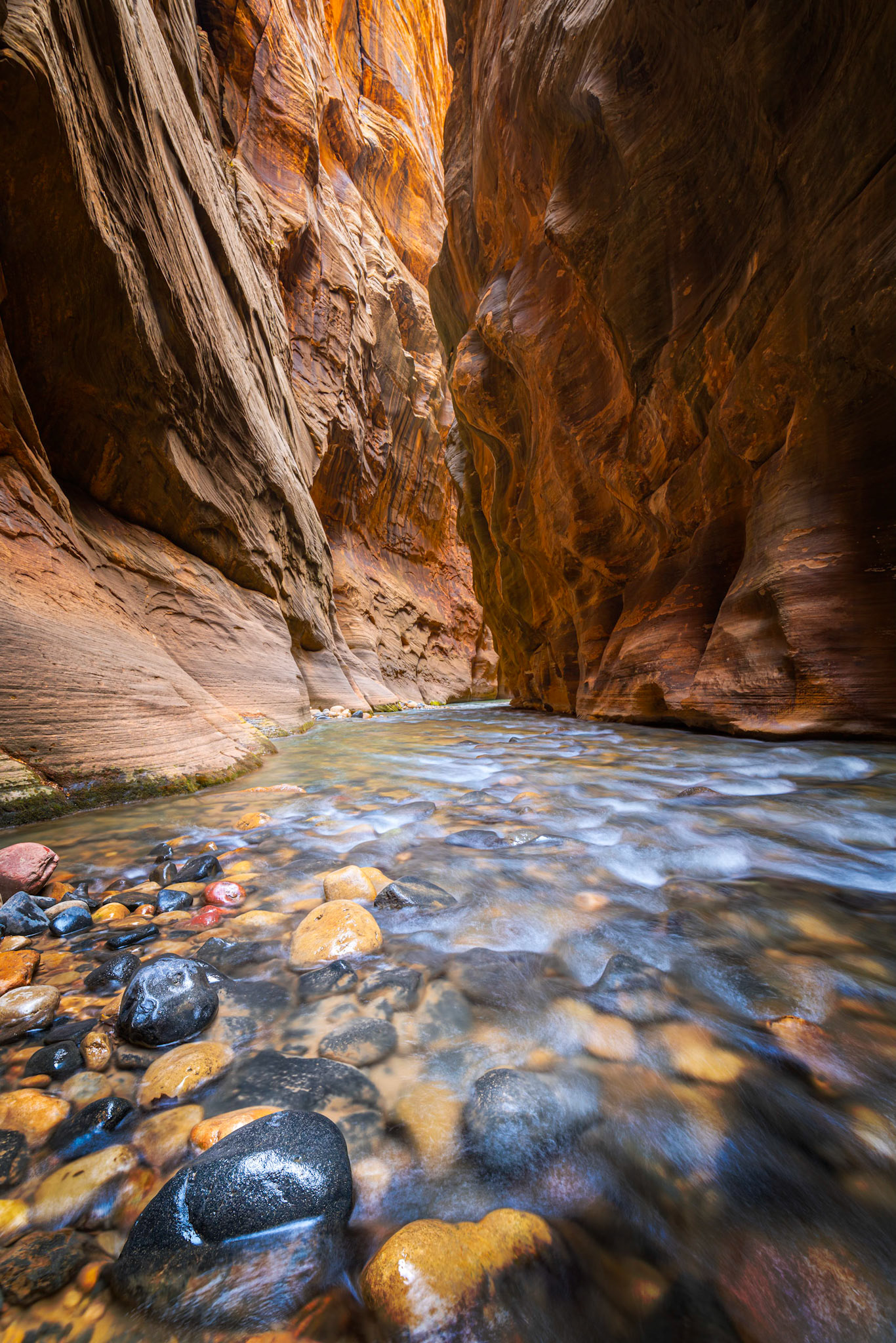 The Vrigin River NarrowsZion National ParkUtahNovember 15, 2017Pentax K-1, HD PENTAX-D FA 15-30mm F2.8ED SDM WRISO 100 15 mm  1.3 sec at ƒ / 18