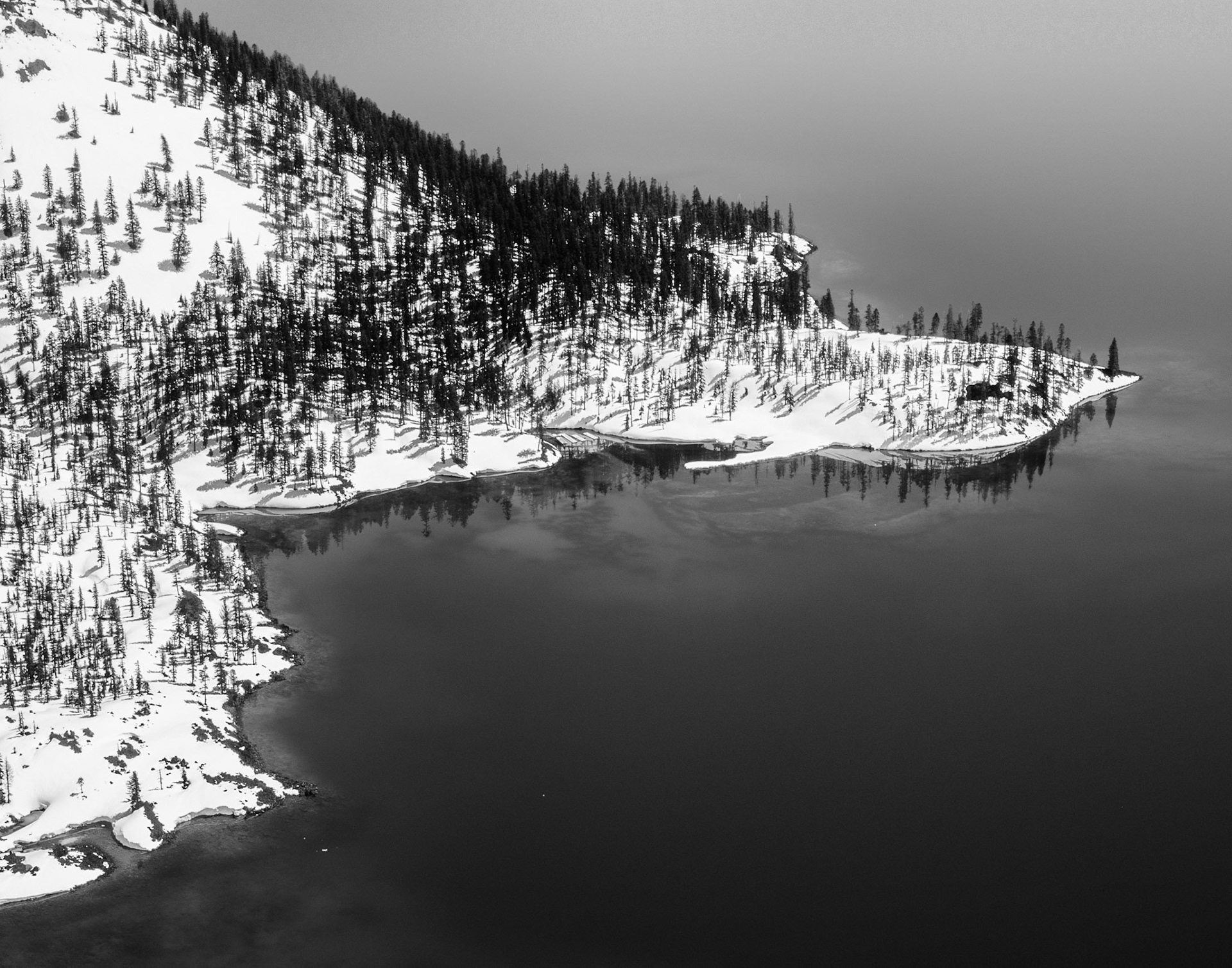 The Shore of Wizard Island in Early Spring