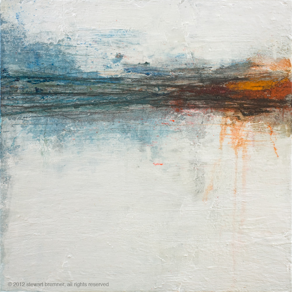 Tranquility / January 2012 / Mixed media on panel / 30x30cm / Sold