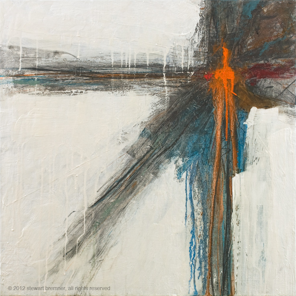 Inside / February 2012 / Mixed media on panel / 60x60cm