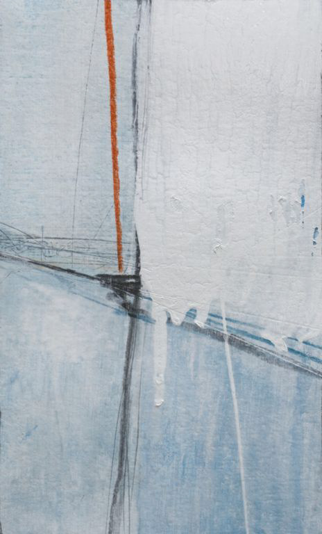 Sometimes I forget / Mixed media on paper / 22x13cm