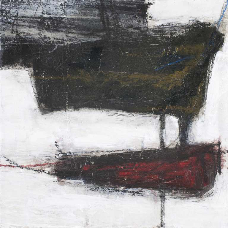 By a thousand cuts / December 2012 / Mixed media on panel / 30x30cm