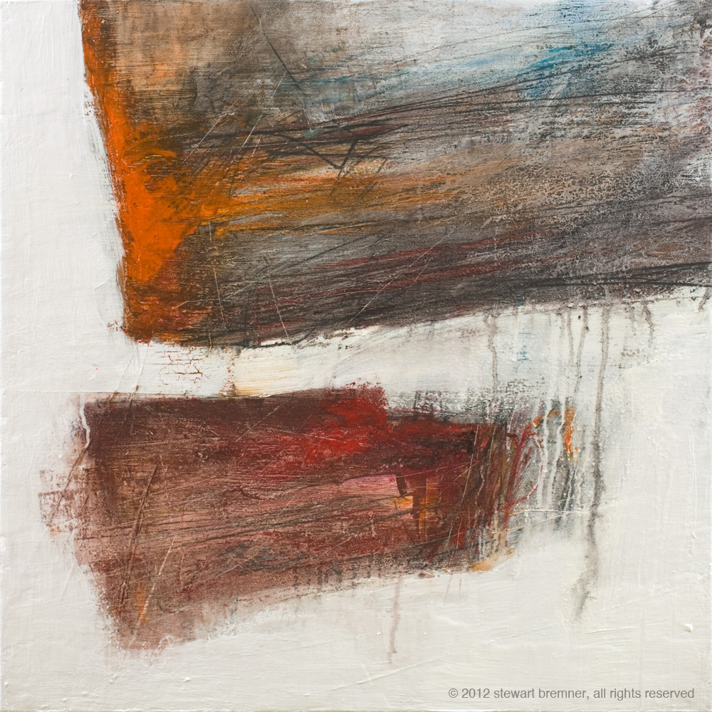 When we float March 2012 / Mixed media on panel / 60x60cm / Not for sale