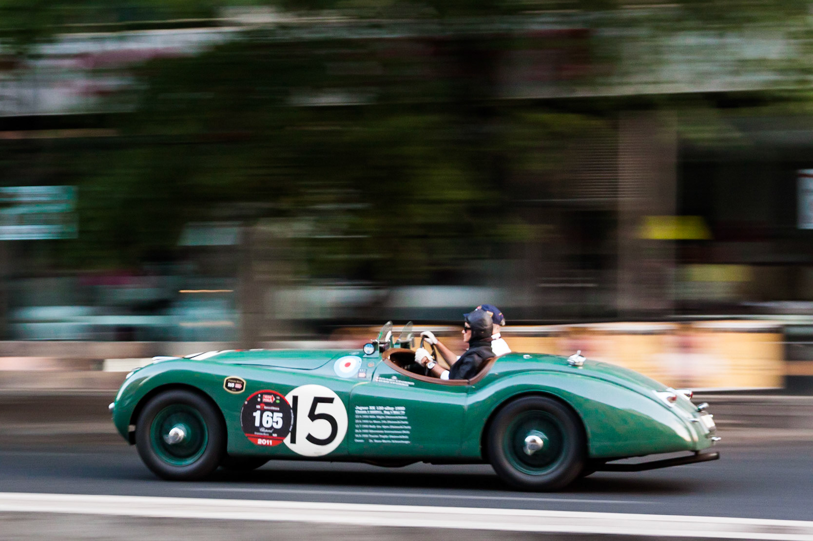 Classic rallye from Lake Garda to Rome (and back).
