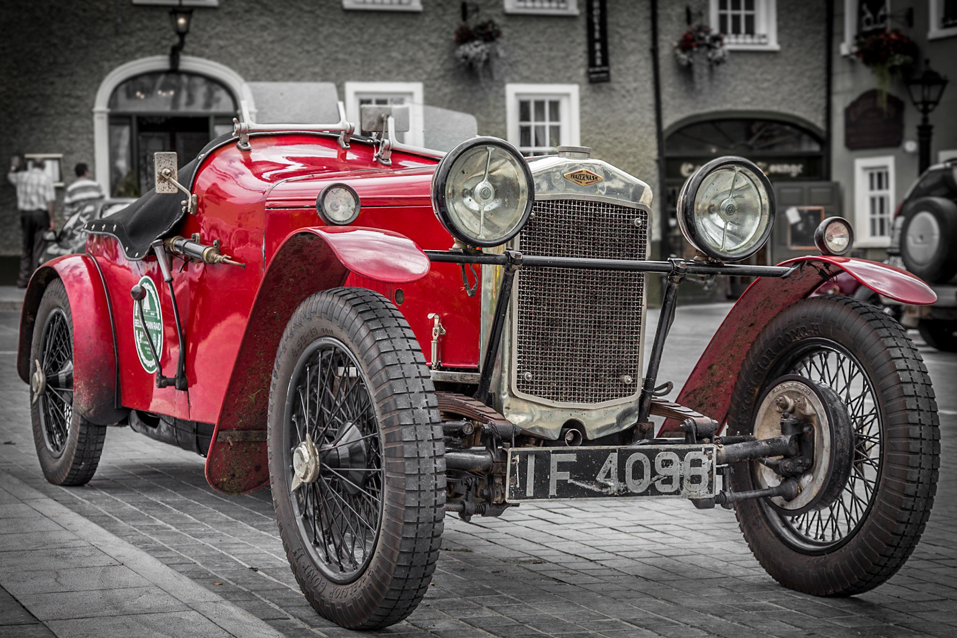 Frazer Nash Exeter sports car from the 1930s as found accidentially in the Irish Midlands.