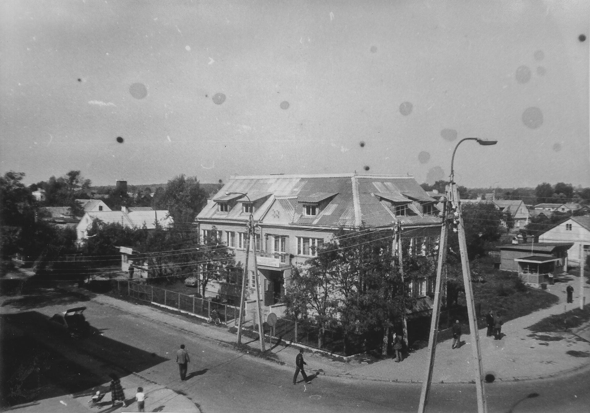Lata 80. XX wieku | Podlasko-Mazurski Bank Spółdzielczy w Zabłudowie - ul. Rynek | z arch. Zofii Polikarp