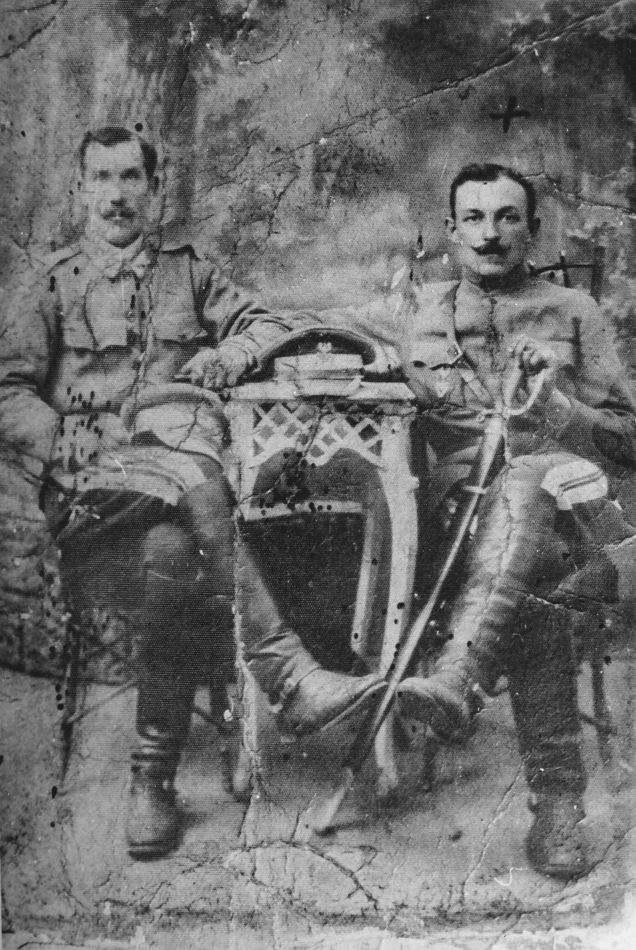 Legioniści - Aleksander Ciuchniecki i Aleksander Kuprianowicz | z arch. Zofii Polikarp